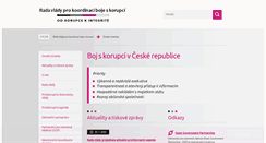 Desktop Screenshot of korupce.cz